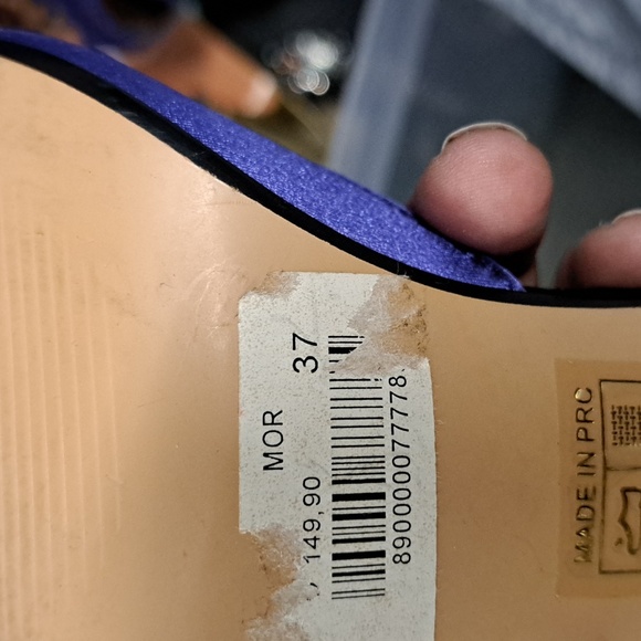 Canzone Spike Purple Heels - Picture 3 of 11